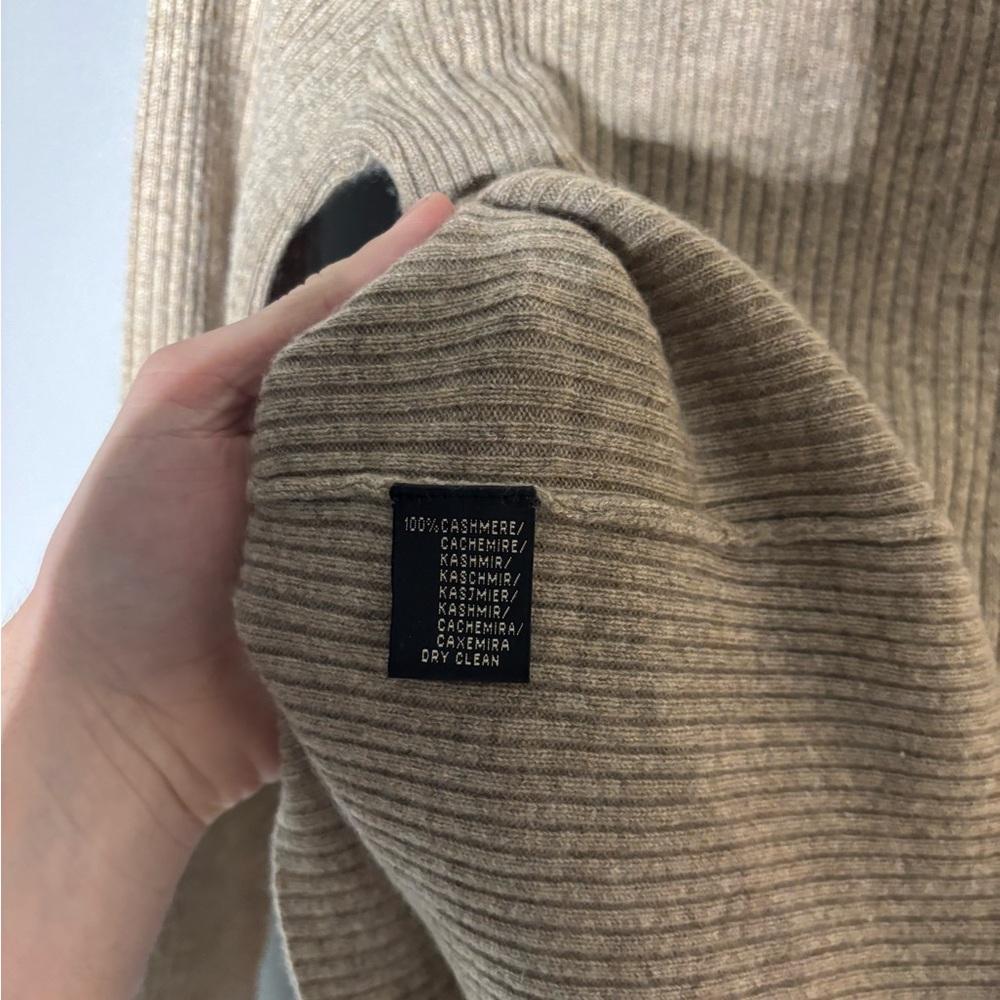 Ralph Lauren Black Label 100% Cashmere Ribbed Turtleneck Size Medium - Picture 4 of 4